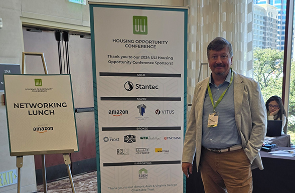 AXIS Founding Principal Architect Radim Blazej at the 2024 ULI Housing Opportunities Conference