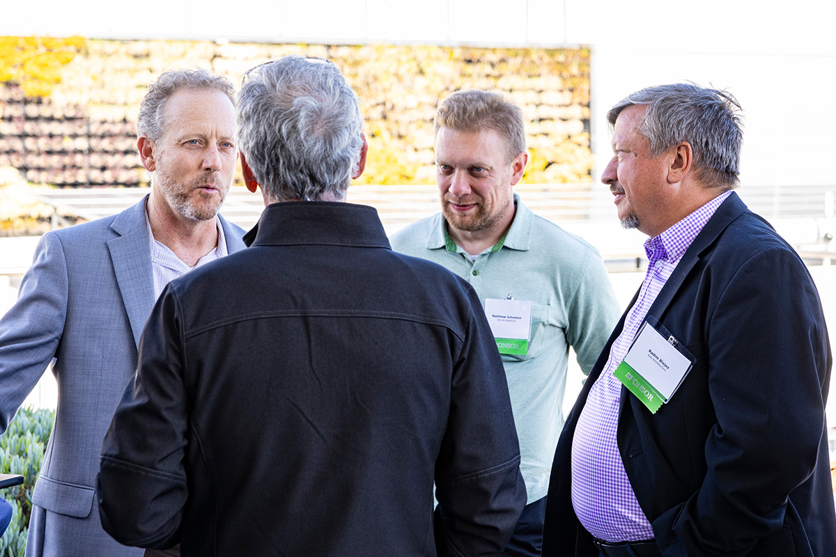 Members of AXIS Architecture + Design's affordable housing architectural design practice at the HAC Spring Symposium