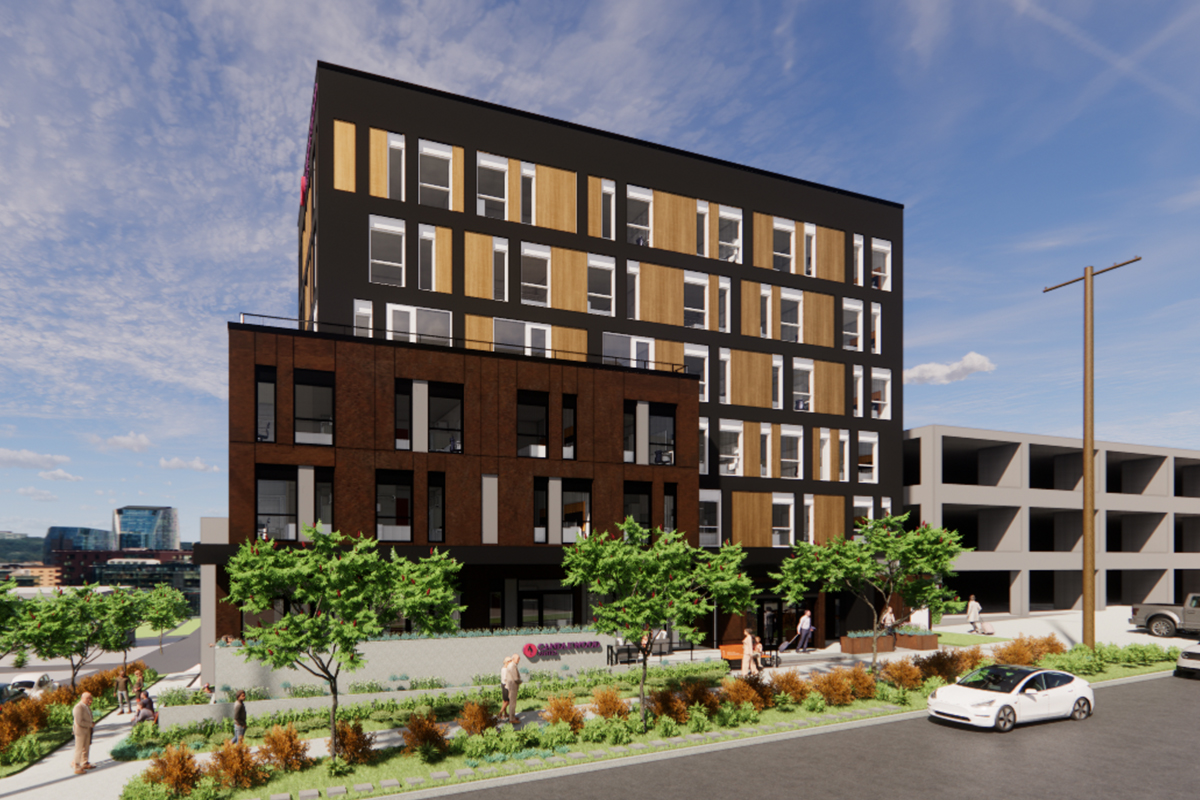 AXIS Architecture + Design's latest Seattle long stay hotel design project, the Candlewood Suites near Cherry Hill