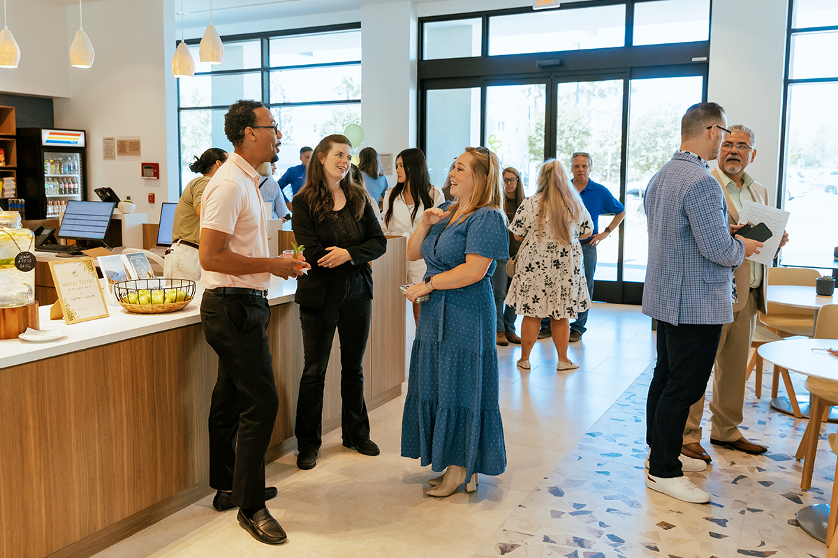 Architects from AXIS' Los Angeles office celebrate the soft opening of the Element Chula Vista, an extended stay hotel designed by California hotel architects AXIS Architecture + Design